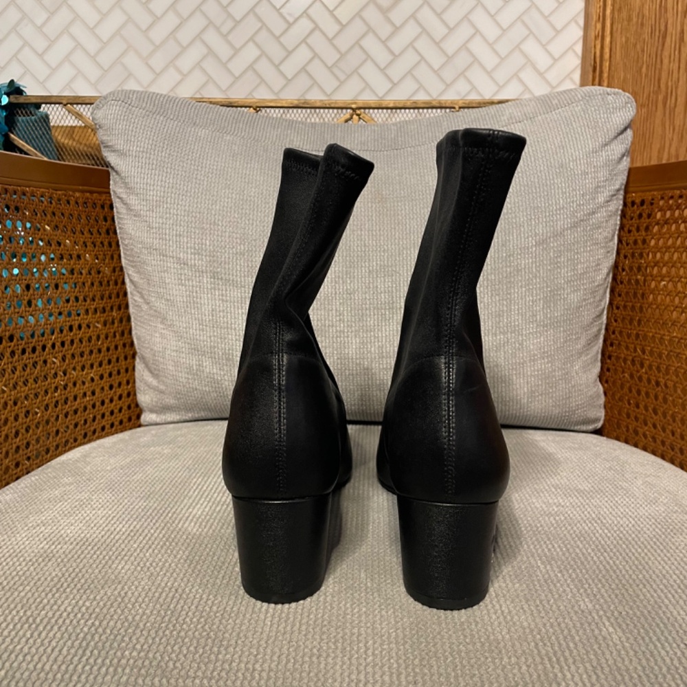 STUART WEITZMAN Sofia 50 stretch-leather sock boots - Picture 8 of 11